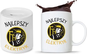 Villanyszerelő Készlet Ajándék Bögre Persely fényképes nyomtatással