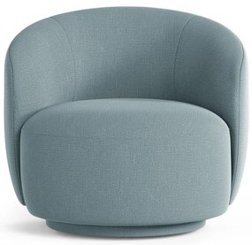 Világoskék fotel Letizia – Micadoni