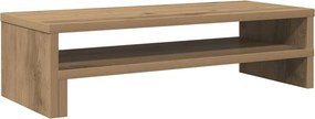 vidaXL kézműves tölgy színű szerelt fa monitorállvány 54 x 22 x 15 cm