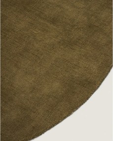 Zöld kerek szőnyeg ø 200 cm Empuries – Kave Home