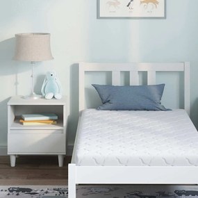 Matrac Kókuszréteggel Fehér 160 x 80 cm PU hab