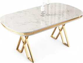 Zae - White Marble, Gold