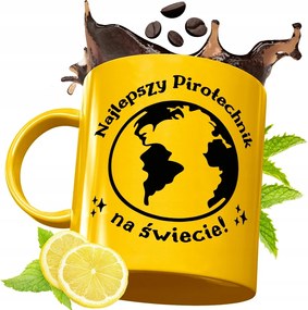 Arany Prémium Bögre Pirotechnika Ajándék Nyomtatott Fotóval