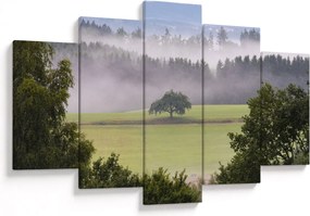 Egy kép a rétről egy fával (150x105 cm)