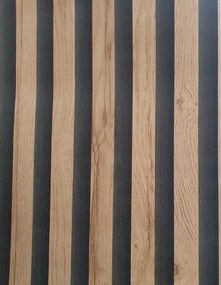 Vinyl tapéta flizelin mosható fali lamellák utánzata 3D hatás