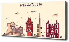 Vászon nyomtatás Prága épületek oc-90039367