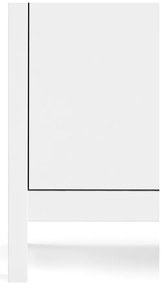 Fehér alacsony komód 82x80 cm Madrid – Tvilum
