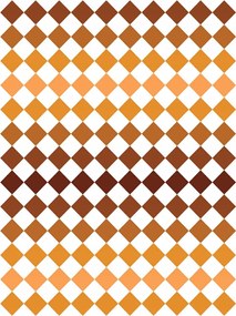 Fotótapéta Rombuszok és gyémántok színátmenetes barna-fehér vinil 184x254 +ragasztó