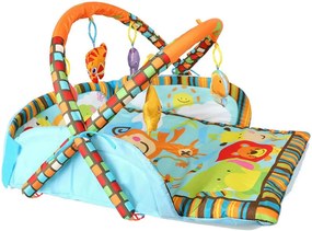 Dzsungel játszószőnyeg játékhíddal