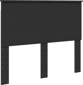 vidaXL Fejtámla Fekete tölgy 120 cm Faanyag