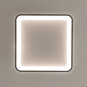 Brilagi - Dimmelhető LED mennyezeti lámpatest FALCON SLIM LED/50W/230V 50x50 cm fekete + távirányító