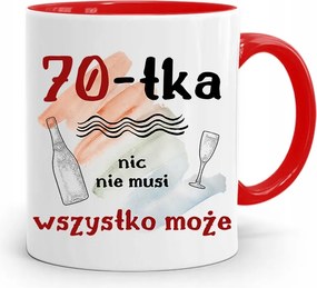 Bögre Tökéletes Ajándék Születésnapra 70 70-es 70-es évek fotónyomtatással