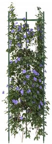 6 db acél és polipropilén paradicsomketrec 116 cm