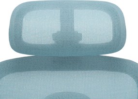 Irodai szék, neomint/világosszürke/szürke, teherbírás 150 kg, ERMEN