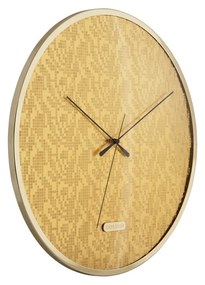 Karlsson 6005GD dizájner falióra, arany, átmérő 40cm