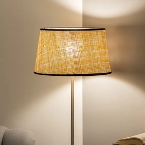 Brilagi - LED állólámpa CERIA 1xE27/40W/230V Ø 35 cm bézs/matt króm