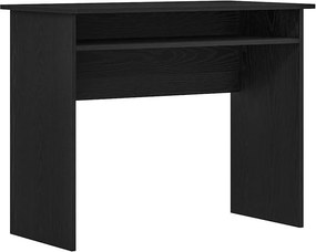 vidaXL fekete tölgy színű szerelt fa íróasztal 90 x 50 x 74 cm