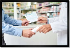 Plakátok keretben 60x40 Orvosi konzultáció