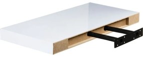 STILISTA Fali polc Volato 80 cm fényes fehér