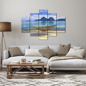 Kép - Egy függőágy képe a tengerparton 2 (150x105 cm)