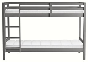 Gyerek emeletes ágy 90 cm Invocato (szürke) (ágyráccsal). 1116362