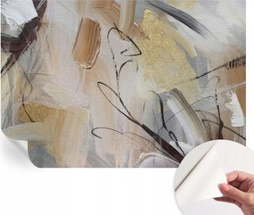 Öntapadós tapéta Fali furnér 3D Absztrakt kompozíció 152x104 cm