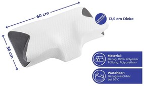 Anatómiai párna memóriahab töltettel 36x60 cm – Maximex