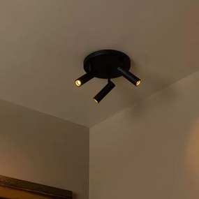 Lucide 22974/13/30 - GRADO spotlámpa 3xGU10/12W/230V fekete