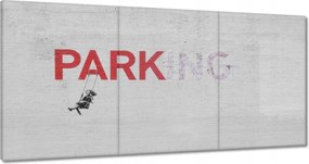 Festmények 120x60 Banksy Parkoló