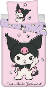 Hello Kitty Kuromi Be Yourself ágyneműhuzat 140×200cm, 70×90 cm