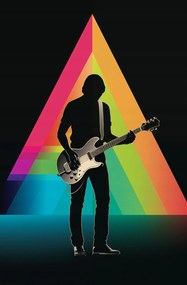 Poszter 56,6x86,4cm Prizma gitáron keresztül