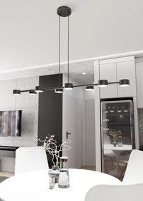 Emibig modern függeszték megara fekete emi1439/8