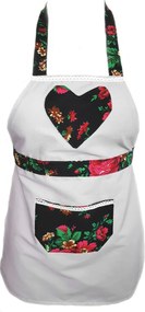 Kötény Szürke Konyha Lány Népi Minta