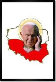 Poszterek keretben 40x60 II. János Pál pápa