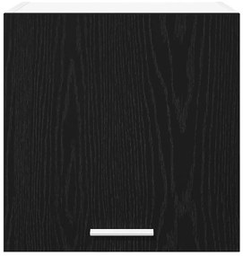 Függő szekrény Riga 2 pcs Fekete tölgy és fehér 40 x 31 x 40 cm