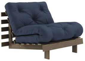 Sötétkék fotel Roots – Karup Design