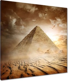 Vászonkép 80x80 Egyiptomi piramis k. Gíza