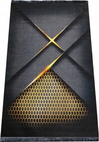 Fekete És Arany szőnyeg 05 120x180