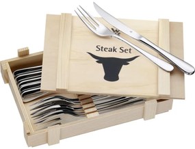 WMF - Steak evőeszközkészlet fadobozban 12db