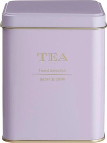 TIN TIN fém teás doboz, pasztell lila 790 ml