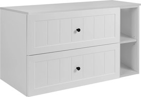 Fürdőszoba szekrény Mosdó Alá 80 fehér Mart Mdf frontok gombok