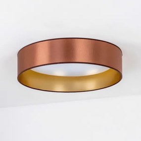Duolla - LED Mennyezeti lámpa ROLLER LED/24W/230V átm. 45 cm réz/arany