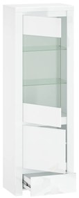 Vitrin Leona 1D1W1S (fényes fehér). 1053013