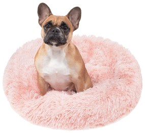 PreHouse Kutya és macska ágy plüss 70 cm - piszkos rózsaszín