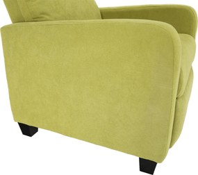 Relaxáló fotel, zöld, TURNER