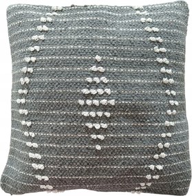 Dekoratív párnahuzat vastag szürke 45x45 K.654