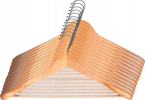 Fa Akasztók Fa Ruhaakasztók Szekrényruházat Szett 12 db-os