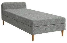 Kárpitozott heverő BRISBANE 110x200 cm szürke