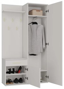 Kashar Duo előszobafal, 50x180x35 cm, kasmír