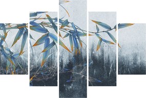 Kép - bambusz a falon (150x105 cm)